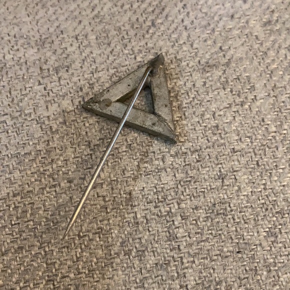 Two antique marcasite and crystal paste stick pins 1920s or maybe even earlier. - Picture 3 of 7